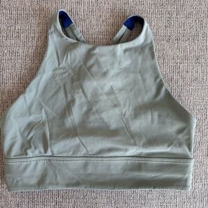 Lululemon Athletica Green Sports Bra Racerback size 8